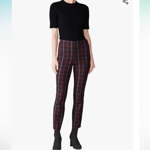 RAG & BONE Plaid Simone Trousers Trouser Pant Red Blue Size Women’s 6
